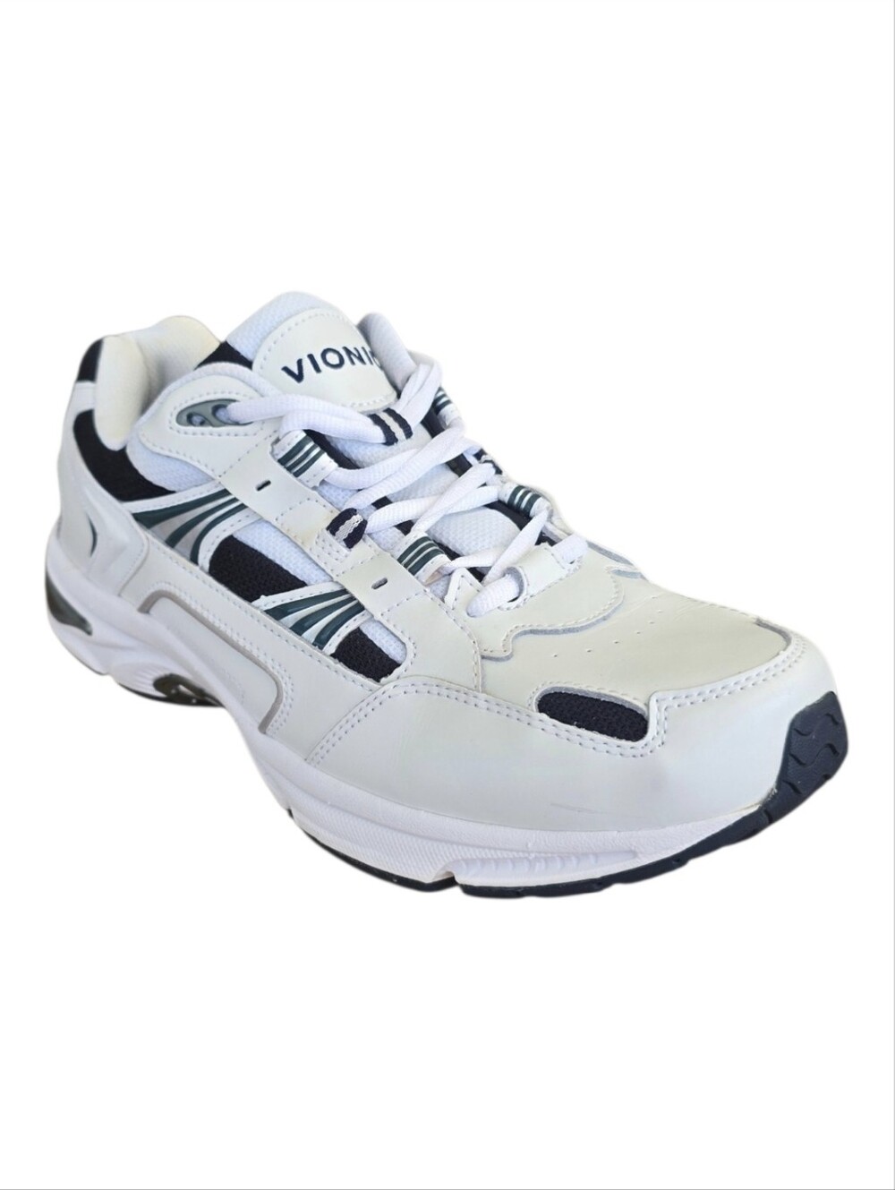 Vionic Men's Walker Leather Orthotic Walking Shoes